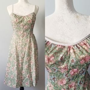 Vintage Sears The Fashion Place Floral Dress